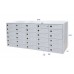 FixtureDisplays® 30-Slot Cell Phone iPad Mini Charging Station Lockers Assignment Mail Slot Box 15252-110 Pre-Order Only